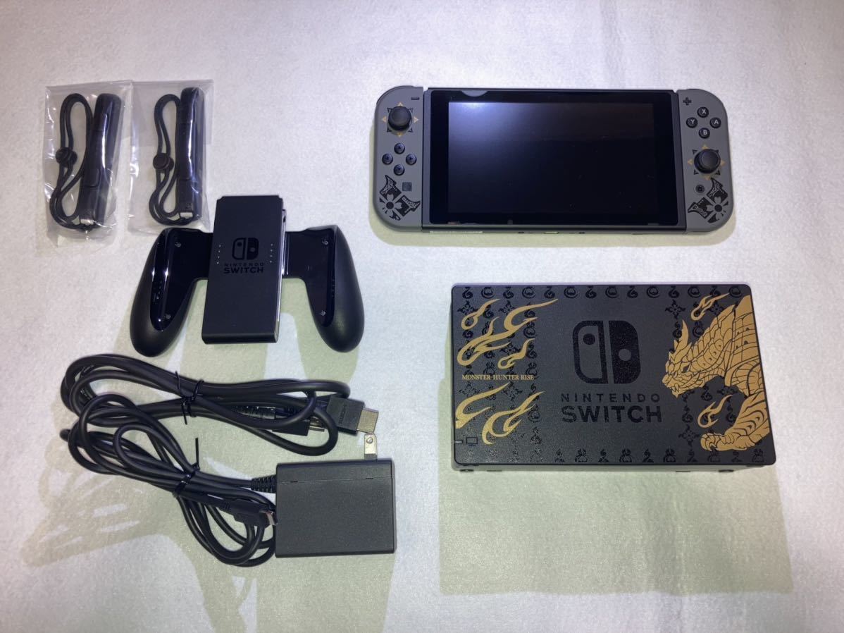 おまけ付［超美品］【Nintendo Switch】モンスターハンターライズ スペシャルエディション《スイッチ本体》プロコントローラー、SDカード_2