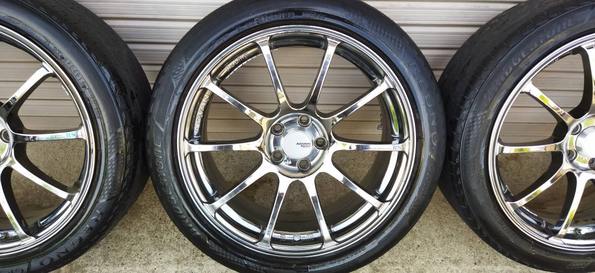 17インチ +48 ADVAN 7.5J Racing YOKOHAMA PCD114.3 5穴 RS2 | 5H RS-D 4本 売り切りADVAN 7.5j Yahoo!オークション