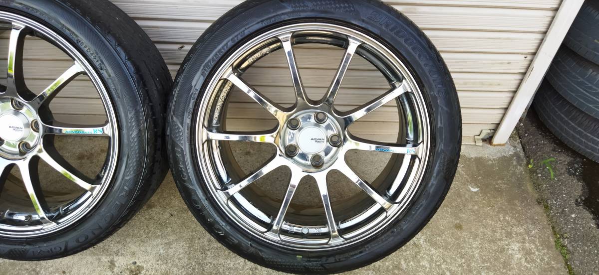 17インチ +48 ADVAN 7.5J Racing YOKOHAMA PCD114.3 5穴 RS2 | 5H RS-D 4本 売り切りADVAN 7.5j Yahoo!オークション