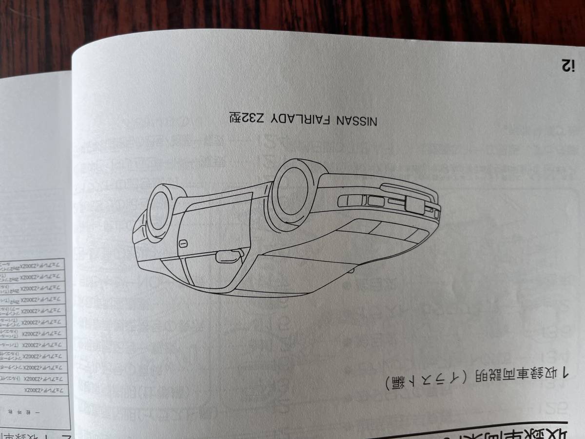 日産 Z32 主要整備部品カタログ フェアレディZ 1991年 匿名配送 