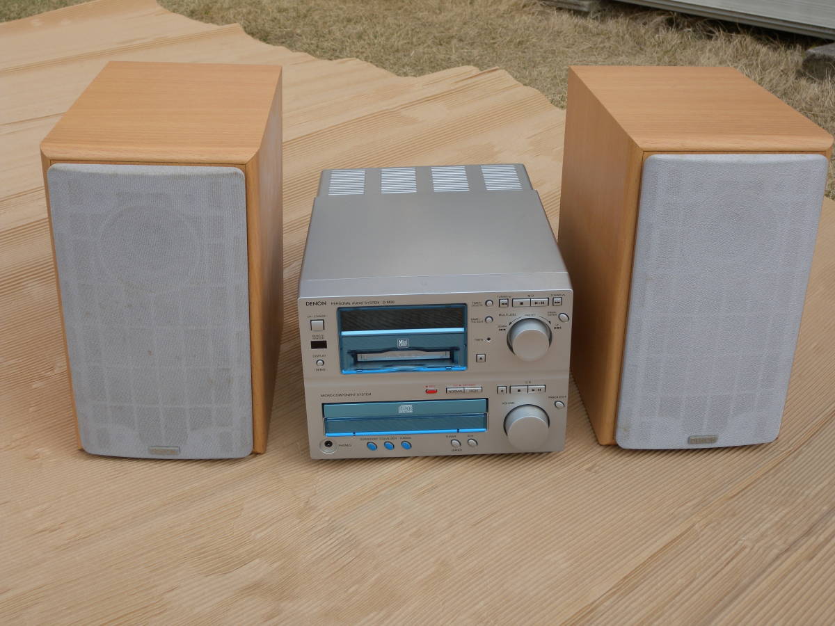 DENON デノン マイクロ コンポ D-M06 リモコン付属 DENON デノン MD CD