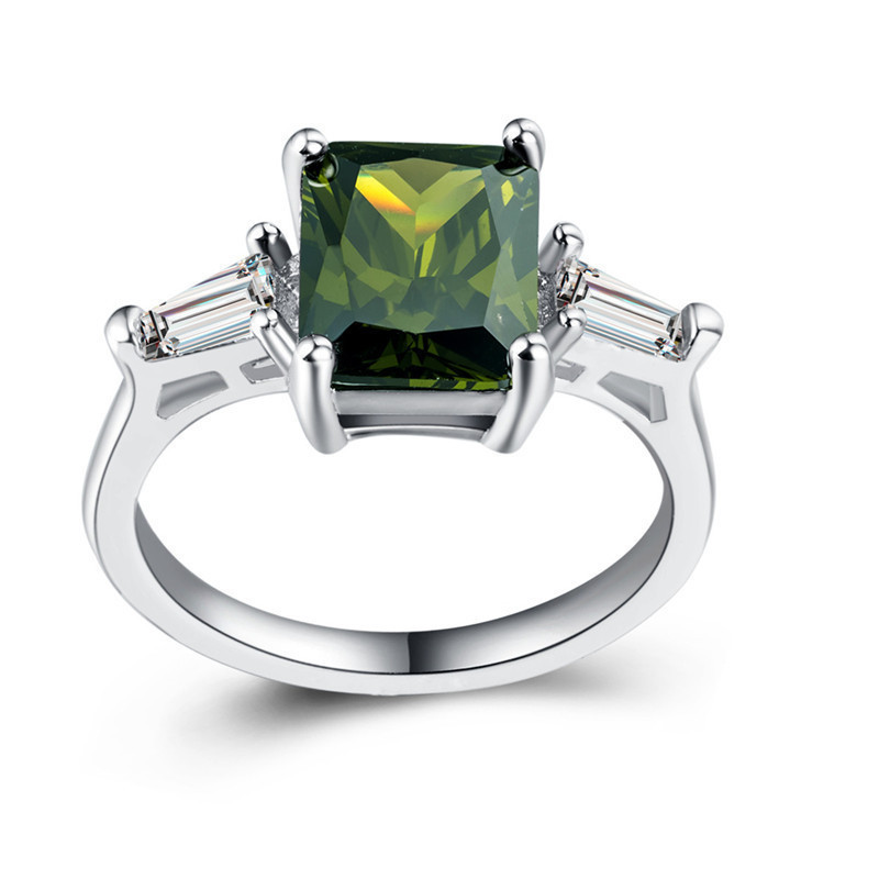 ▼極上逸品▼【新品】エメラルドダイヤモンド・指輪リング#2ct#【刻印有】▼プラチナ仕上▼