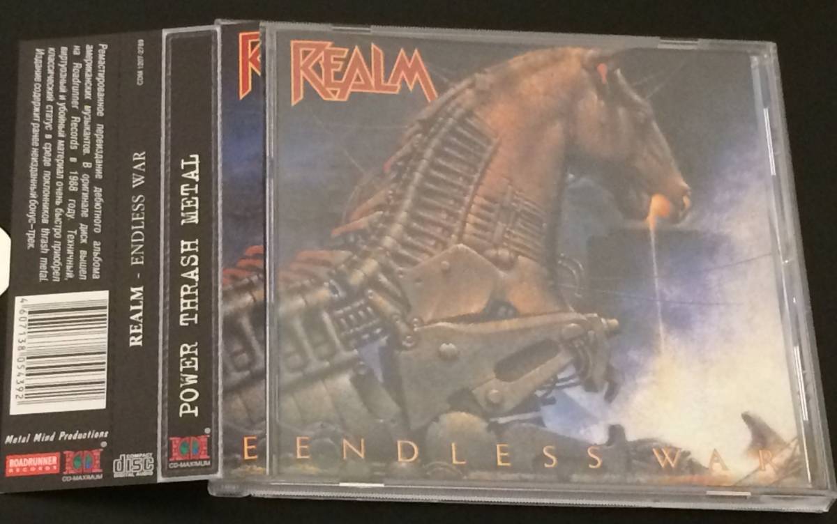 88年 スラッシュ・メタル Realm - Endless War レア盤 帯付き 輸入再発盤 レルム テクニカル・スラッシュ 名盤
