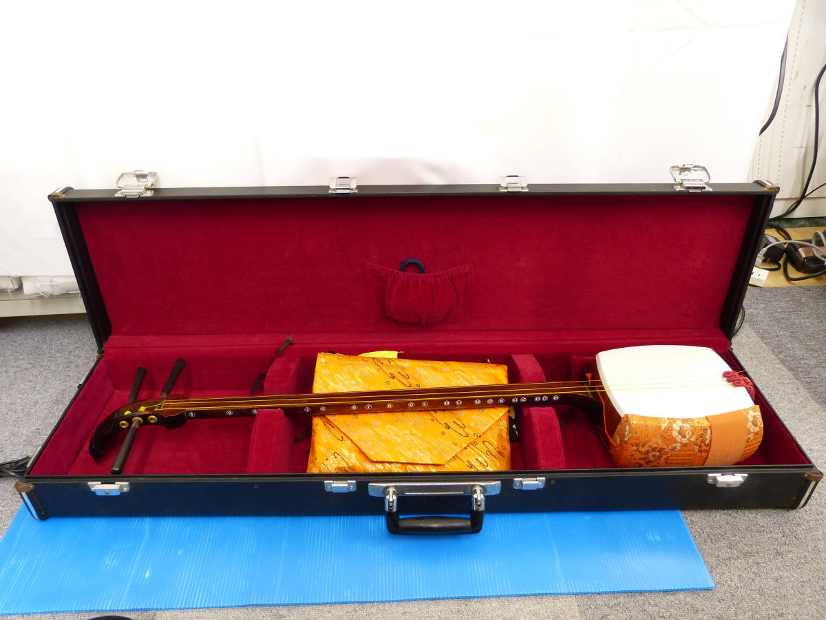 ☆送料込み 詳細不明 三味線 ハードケース 太い 和楽器 楽器、器材
