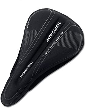 黒 ARCH-GLOBAL 自転車 サドルカバー サイクル店員 共同開発【 新開発 フォーム クッション モデル 】 ロードバイ_1