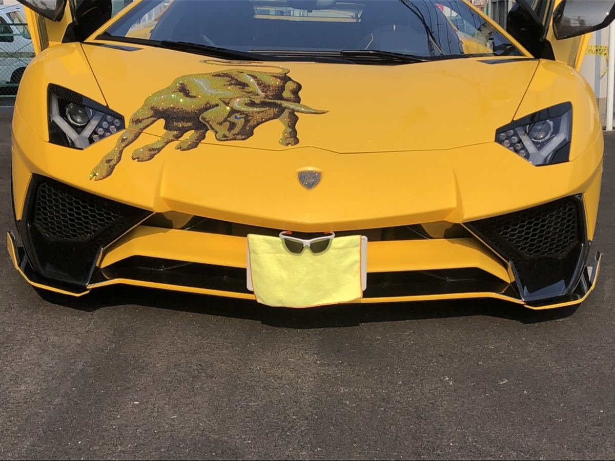 ランボルギーニ LP750-4 アヴェンタドールSV用 フロントスプリッター 