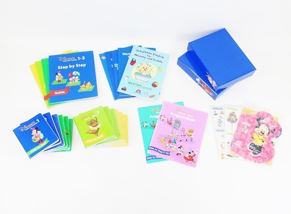 ♪◇美品【DWE】ステップバイステップDVD 宝箱・アクティビティボックス 教材