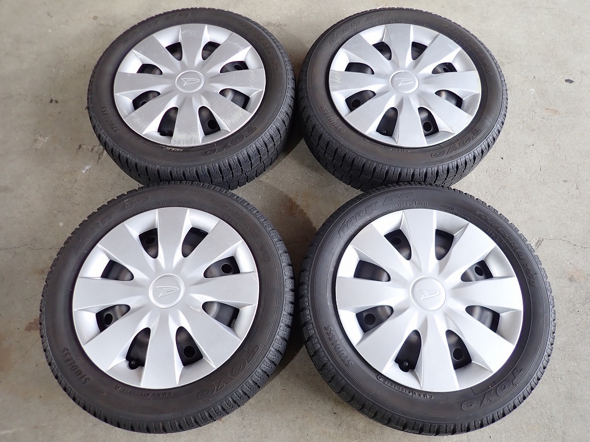 G11644【送料無料155/65R14】ダイハツ純正スチール タント ミラ ウェイク ソニカ ムーブなどに ▼14×4.5J 100/4H ET約45▼