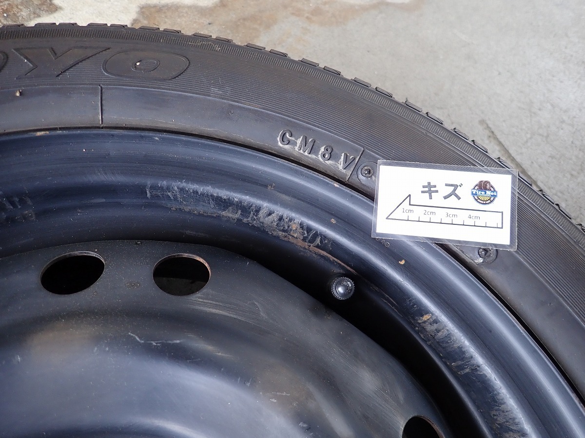 G11644【送料無料155/65R14】ダイハツ純正スチール タント ミラ ウェイク ソニカ ムーブなどに ▼14×4.5J 100/4H ET約45▼