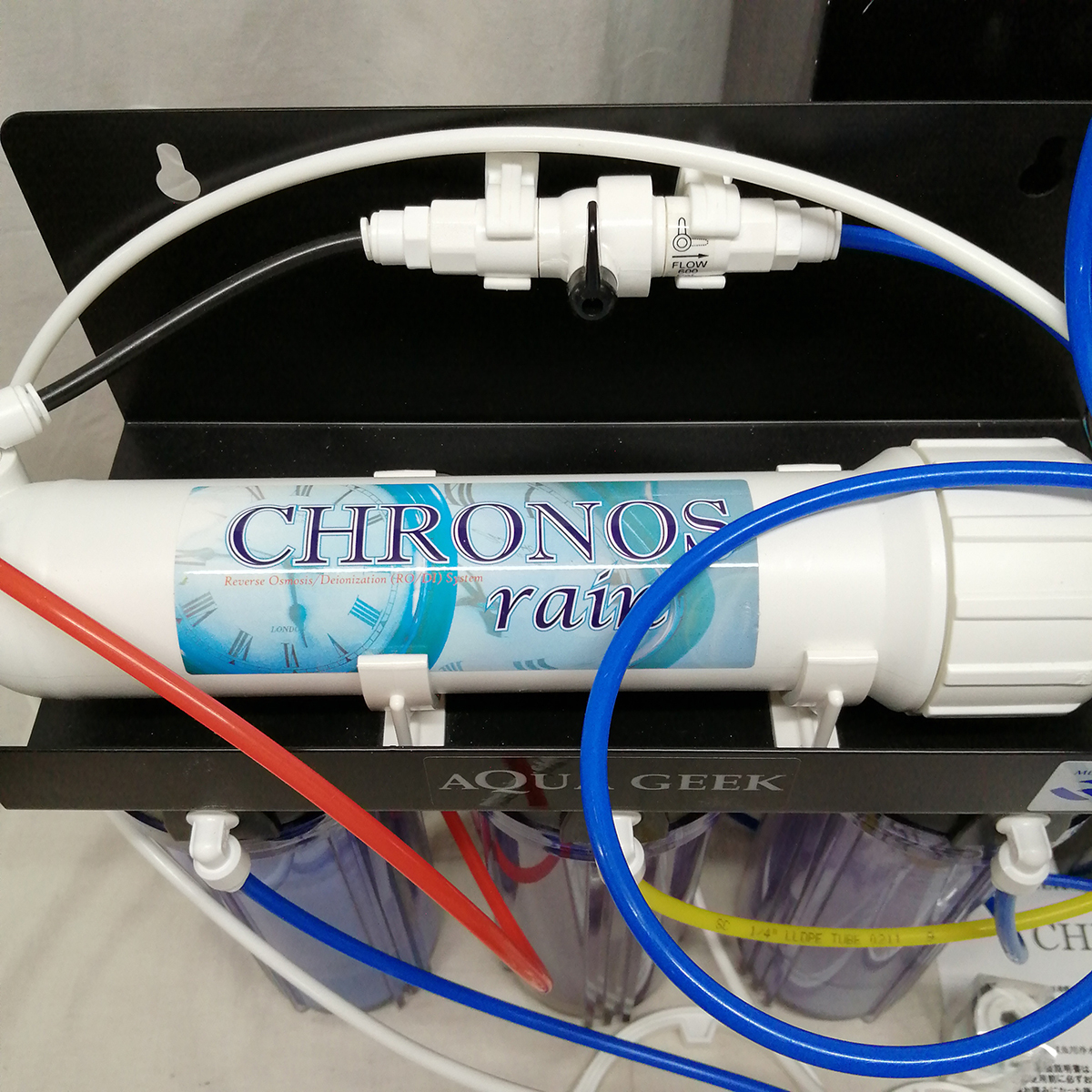 AQUA GEEK 浄水器 CHRONOS クロノスレイン， 専用加圧ポンプ 他