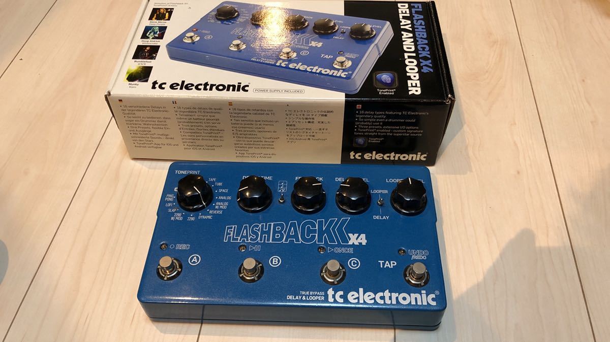 tc electronic flashback x4 ルーパー ディレイ 中古 美品 付属品あり