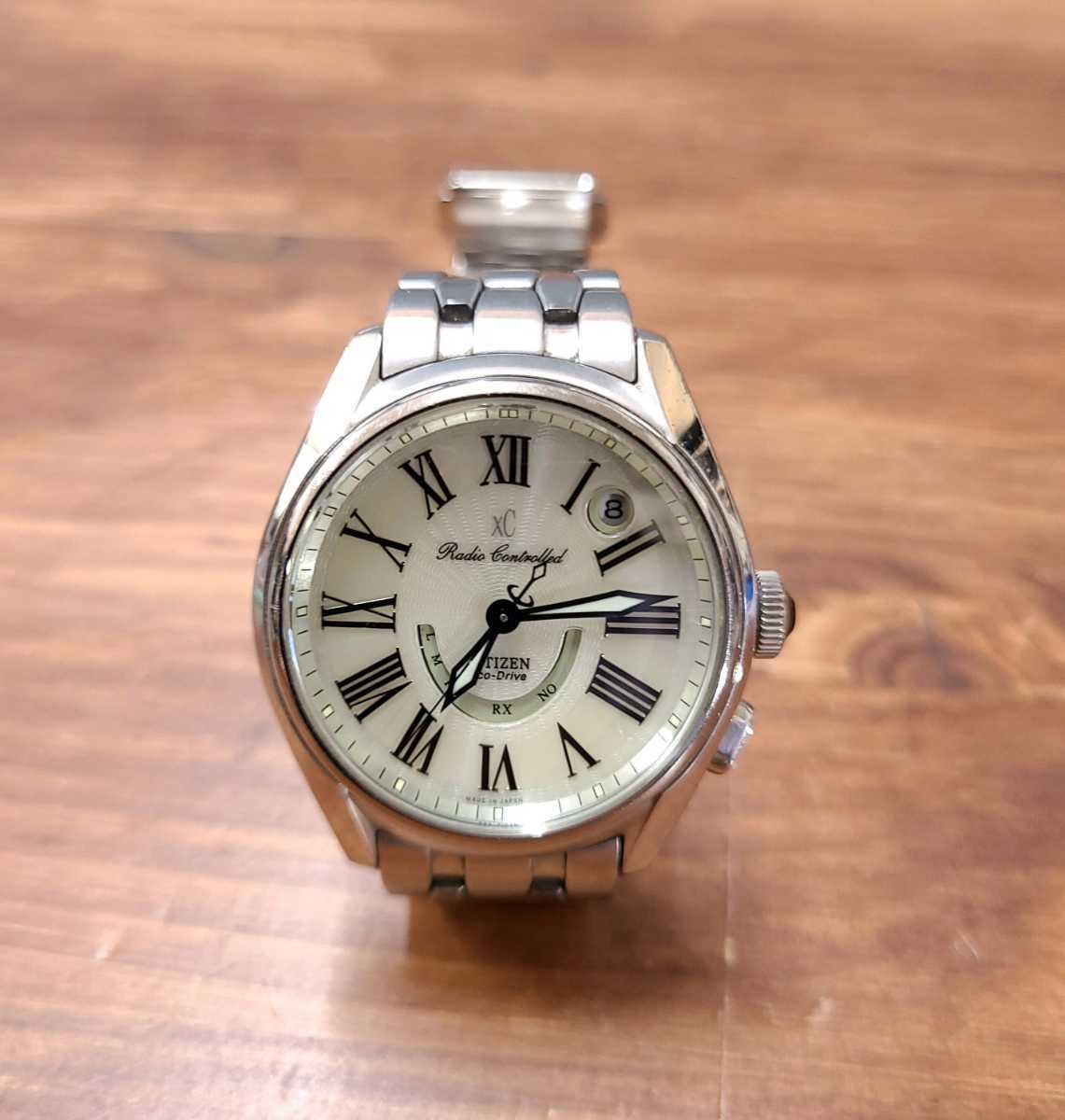 CITIZEN XC クロスシー エコドライブ ソーラー腕時計 ローマ数字 H412 