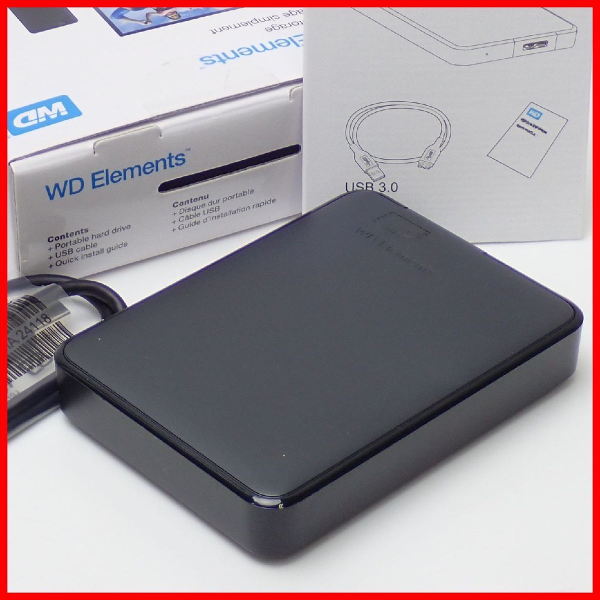 WD Elements 4TB 外付けハードディスク Western Digital WD Elements
