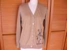 ★パーリーゲイツ♪カーディガン　１♪ベージュ♪立ちうさぎ★_1