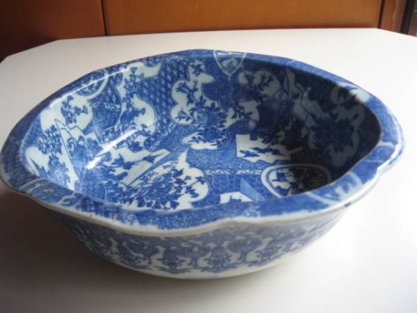 印判深鉢・草花文・伊万里_2