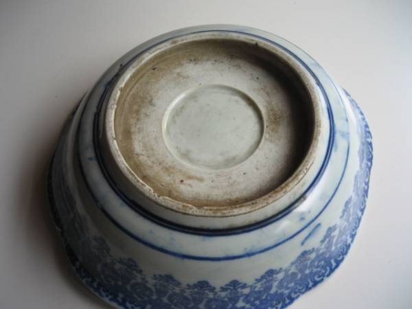 印判深鉢・草花文・伊万里_3