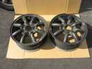 ブラックレーシング風アルミ５J-13-45　PCD110　（中古）　２本_1