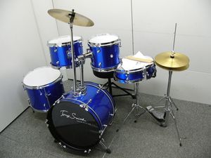 未使用/展示品 Tony smith ミニドラムセット青 TDR-350/本格派(セット 