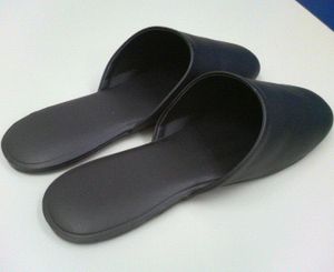 【スリッパ（ブラック・黒）】業務用にも！60組ご用意可_1