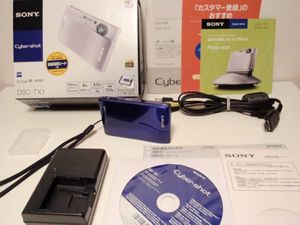 SONY DSC-TX1ブルーサイバーショット1020万画素光学４倍はこBOON_1