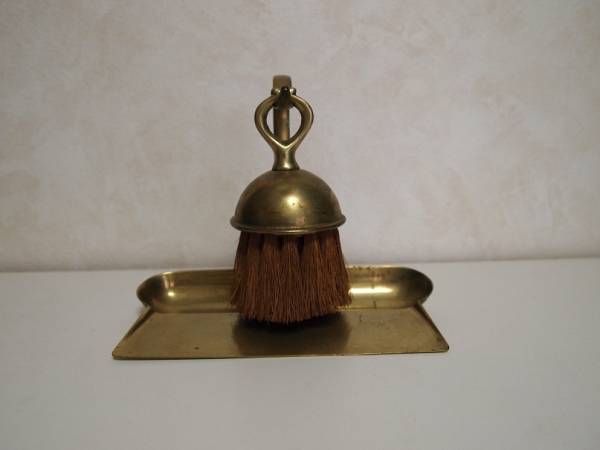 フランスアンティーク　雑貨　真鍮製　テーブル掃除セット_1