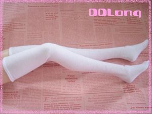 【即決】DD用オーバーニーソックス　 シロ_1