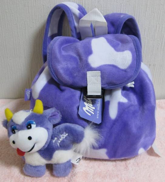 Milkaミルカ☆パープルなミニリュック＆マスコット☆未使用_1