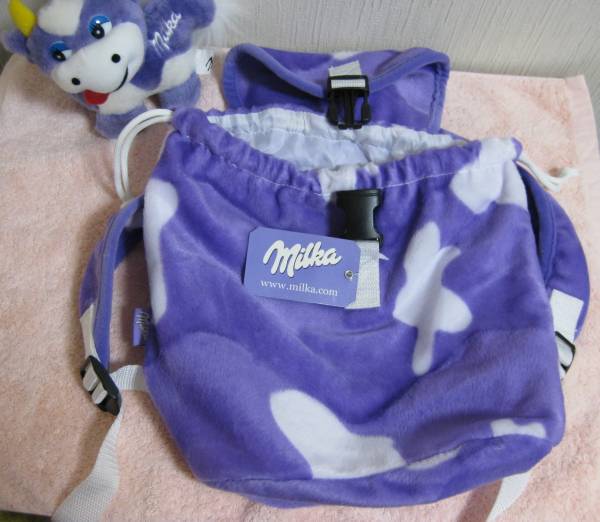 Milkaミルカ☆パープルなミニリュック＆マスコット☆未使用_2