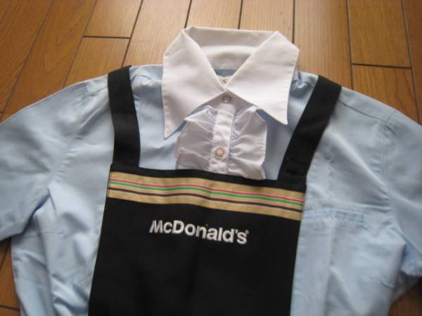 マクドナルドの現行スターユニフォーム□ファミレス制服神戸屋
