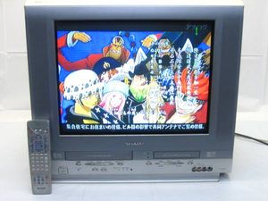 706_◇SHARP◇VT-21DV10◇TV/DVD/ビデオ◇USED品◇(ビデオ内蔵型テレビ