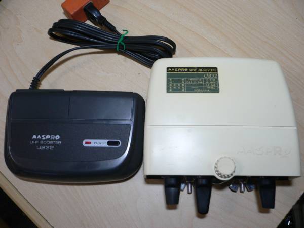 ブースター マスプロ UB32 増幅器 マスプロ♪VHF⁄FM混合、UHF（地デジ