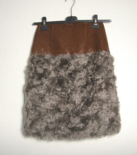 PRADAプラダ ファー スカート ワンピースmiumiuクロエ サンダル(タイト  