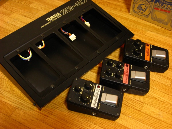 YAMAHA TONE BOOSTER / PARAMETRIC EQ / PHASER / SB-40 セット_1
