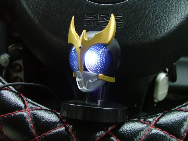 ライダーマスクコレクション 　改造!シガーソケットLED発光　_1