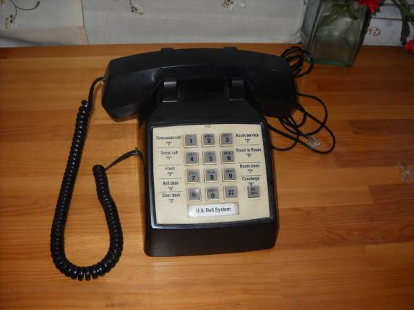 ☆U.S.Bell System電話機 ホテル内線電話 ベルシステム レトロ (電話機 