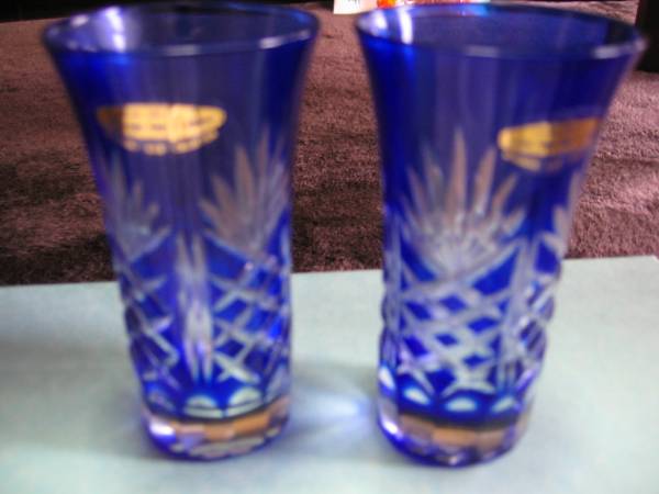 新品☆曽我ガラス奇麗なビールグラス５Pセット_1