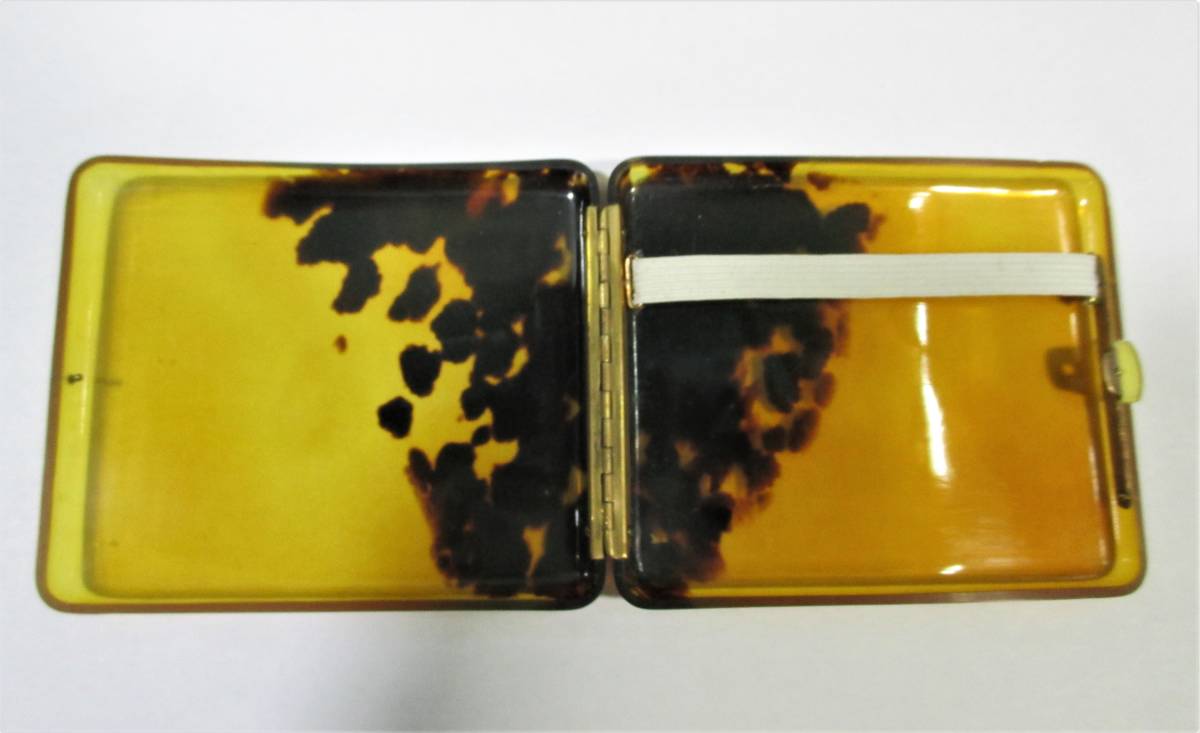 鼈甲 べっこう べっ甲 煙草入れ タバコ入れ シガレットケース 昭和
