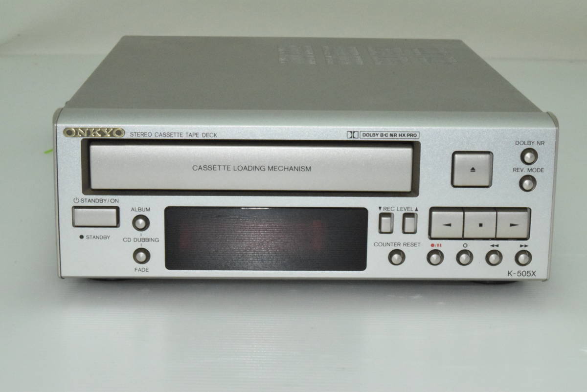 ONKYO オンキョー カセットデッキ K−505 Amazon.co.jp: ONKYO K-505-S