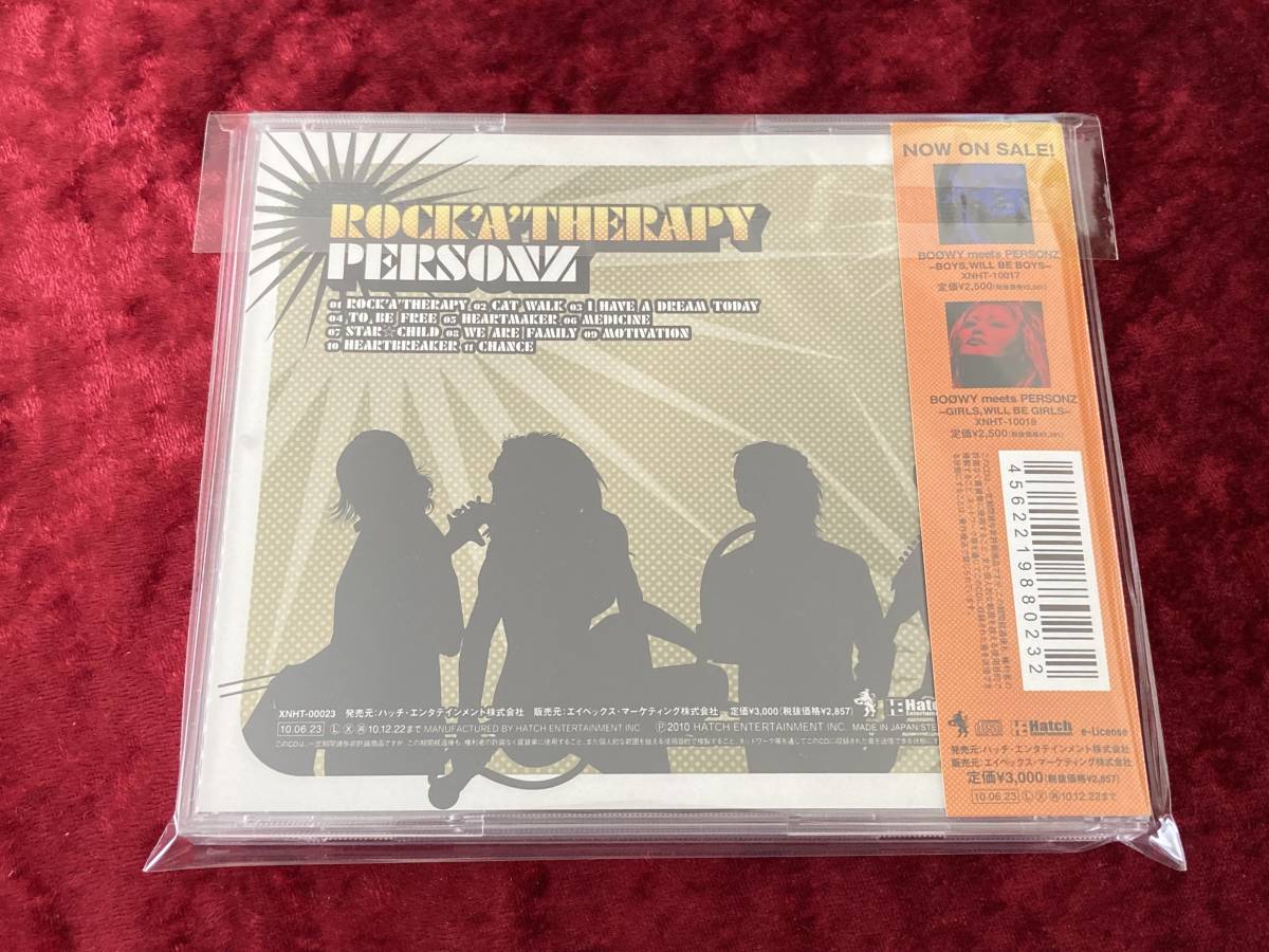 帯付き】 PERSONZ CD ROCK'A'THERAPY 希少 帯付 PERSONZ ロカセラピー