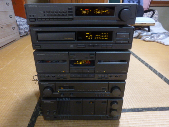 KENWOOD ESPACE フルコンポ バブル最高峰 完動美品 希少 KENWOOD ESPACE KENWOOD(ケンウッド） システムコンポ ESPACE(エスパス