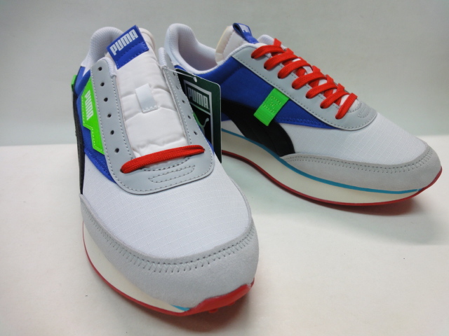 白青赤 26.5cm PUMA FUTURE RIDER RIDE ON プーマ フューチャーライダー ライドオン 新品 PUMA - 2026年最新puma 赤（ブランドプーマ）（スニーカー｜メンズ靴）：靴の通販 puma TX-3