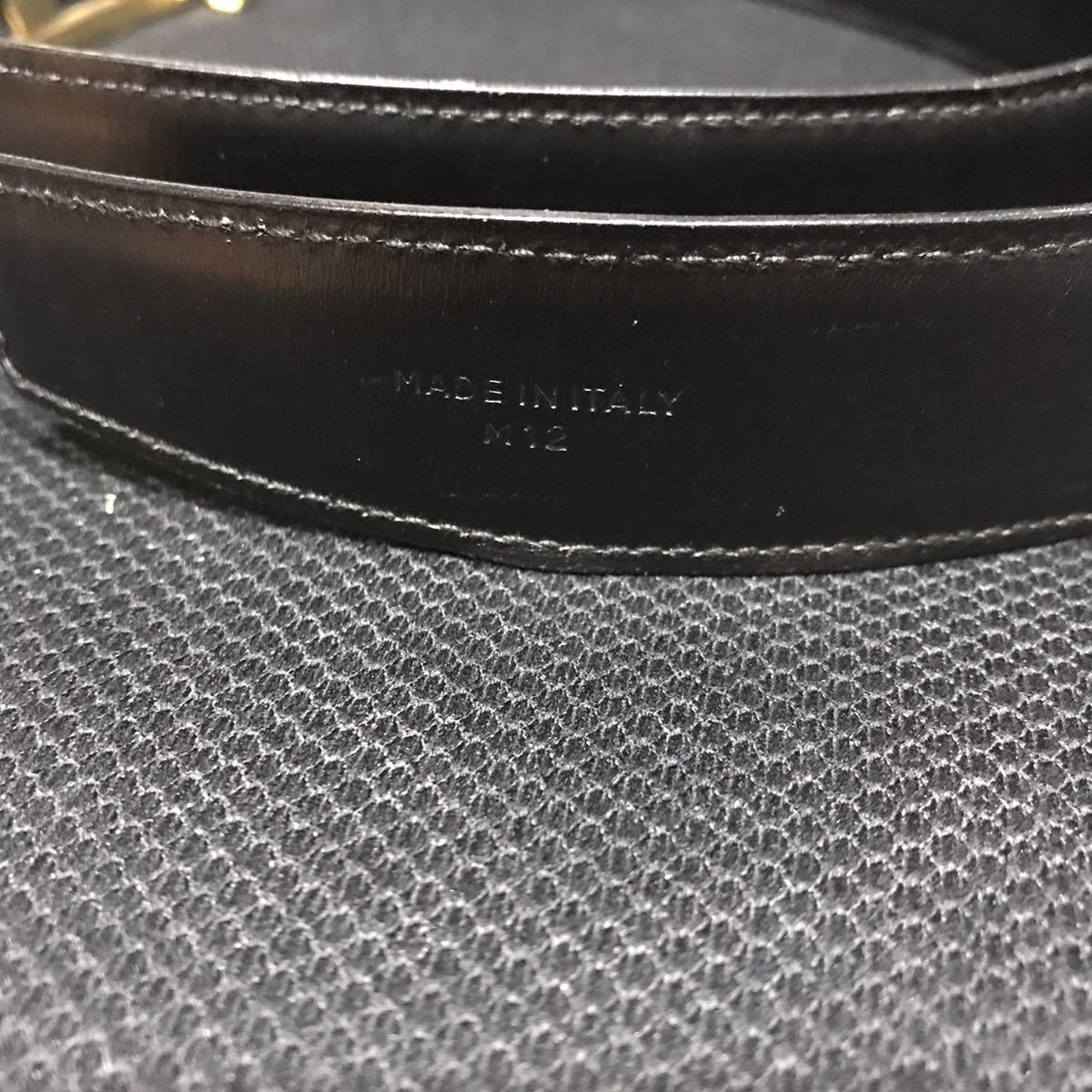 CELINE セリーヌ 馬車金具 バックル レザー ベルト 全長105㎝ - CELINE 