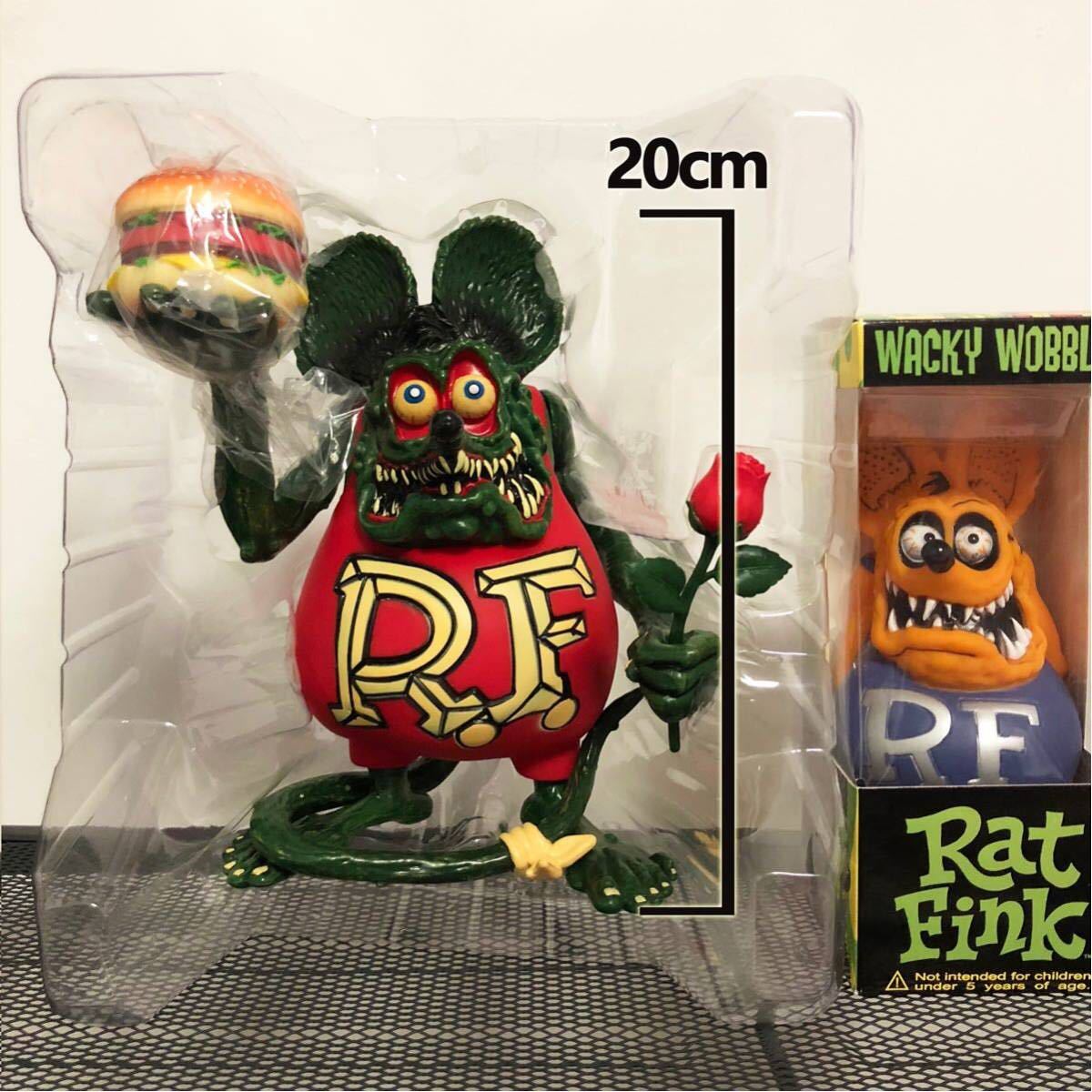 新作，新作登場 箱付き ラットフィンク 可動フィギュア RAT FINK フィギュア ソフビ RATFINK 人形 おもちゃ レトロ ファンコ FUNKO ビッグ(その他)｜売買されたオークション情報、yahooの商品情報をアーカイブ公開 その他