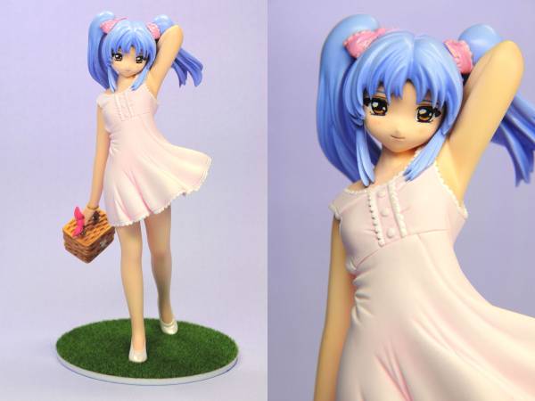 完成品ガレージキット◎1/8ホシノ・ルリ(おでかけルリ)◎慶子(機動戦艦