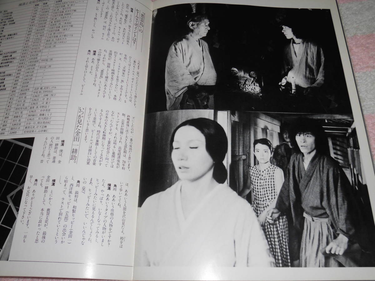 悪霊島 映画 パンフレット 1981□鹿賀丈史 室田日出男 古尾谷雅人 岸本