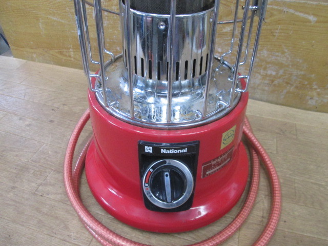 ガスストーブ 美品 松下電器 ナショナル ガスストーブ 都市ガス レトロ