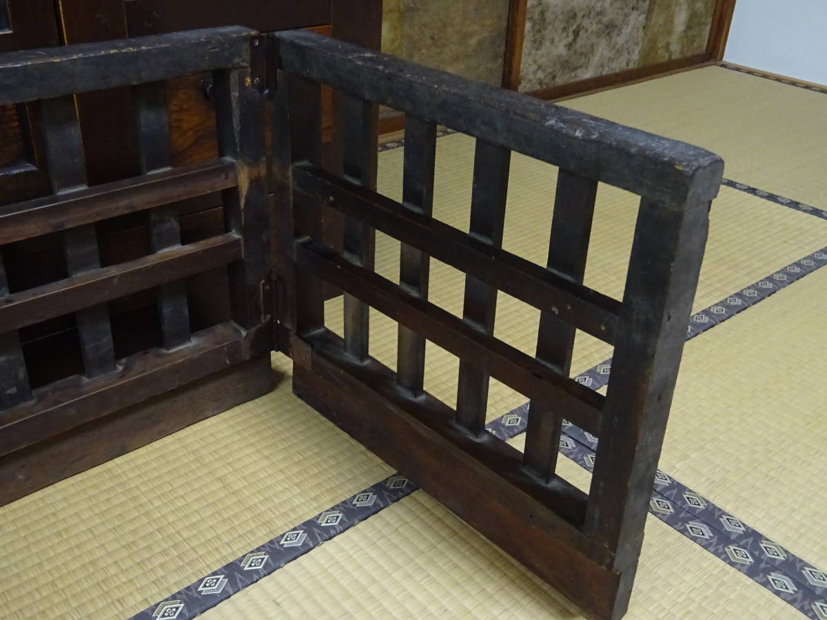 江戸時代の結界】箪笥長火鉢畳和室古民家囲炉裏自在鉤古民具木製格子戸