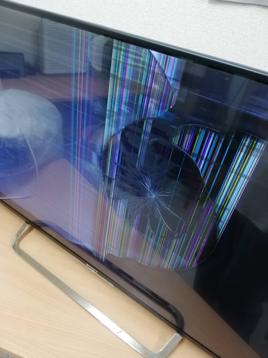 SONY 43インチ 液晶テレビ KJ-43X8500C 2015年製 液晶割れ ジャンク品