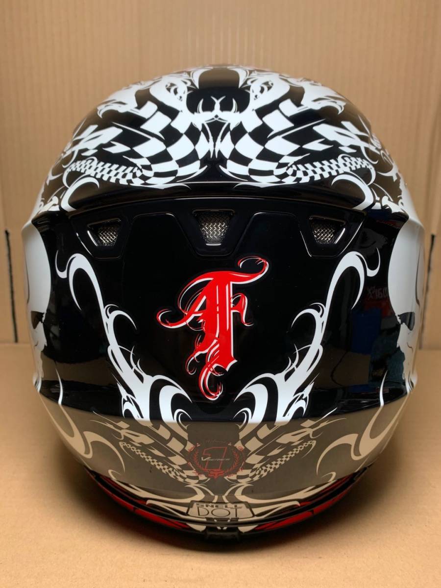 FOX V2ヘルメット PRIORI BLK／WHT フォックス Mサイズ V2 Priori