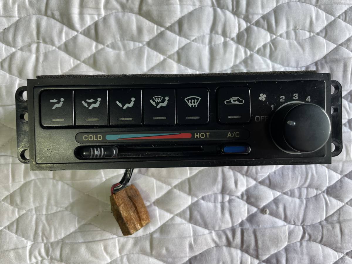 中古】S13系 シルビア 日産純正 エアコンスイッチパネル S15 S14 S13